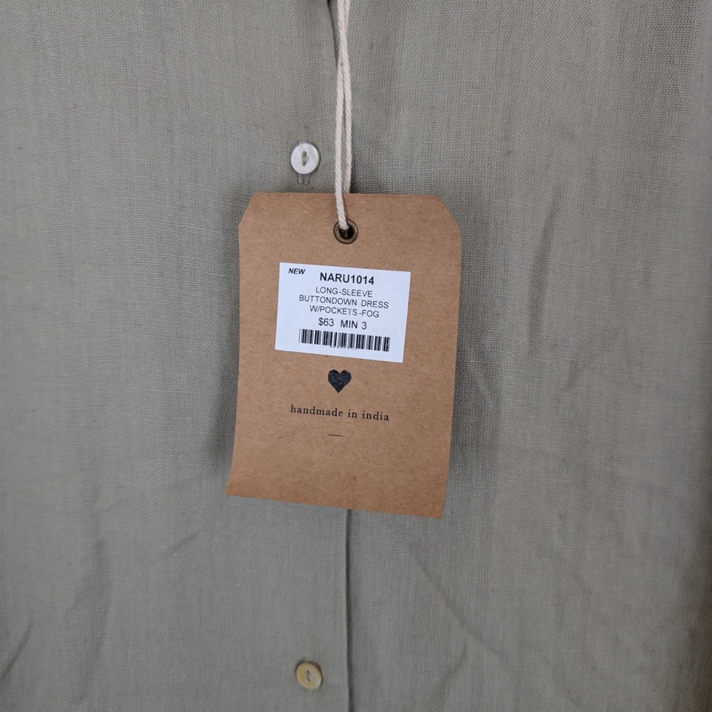 La Lou Long Sleeve Button Down Maxi Dress - Picture 4 of 7